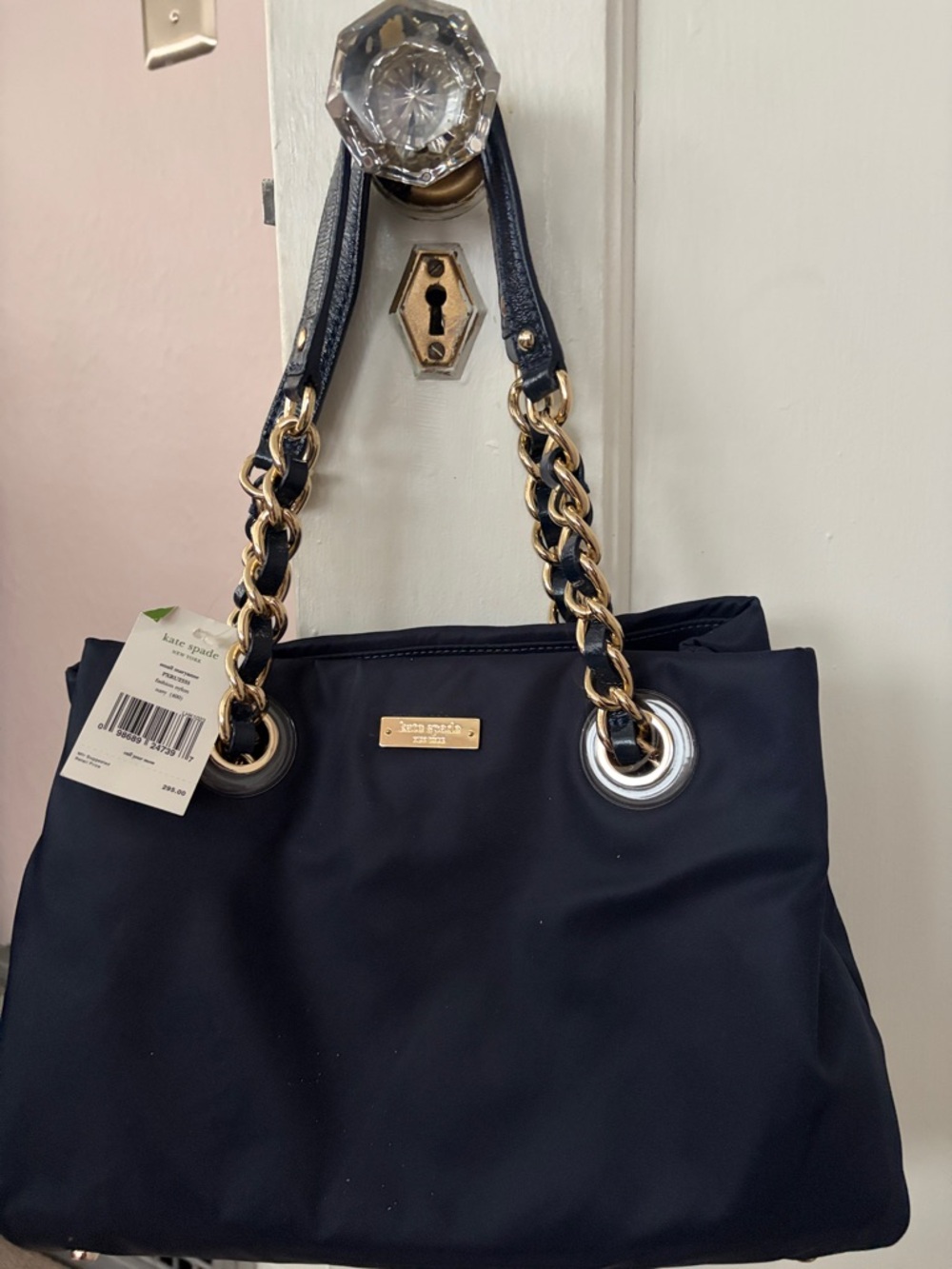 Kate Spade Small Maryanne Nylon Navy shoulder bag